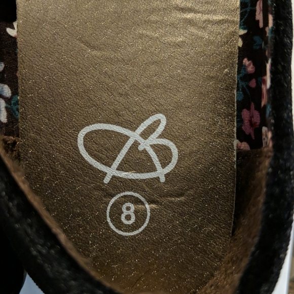 Black velvet ballet slipprs - Picture 4 of 7